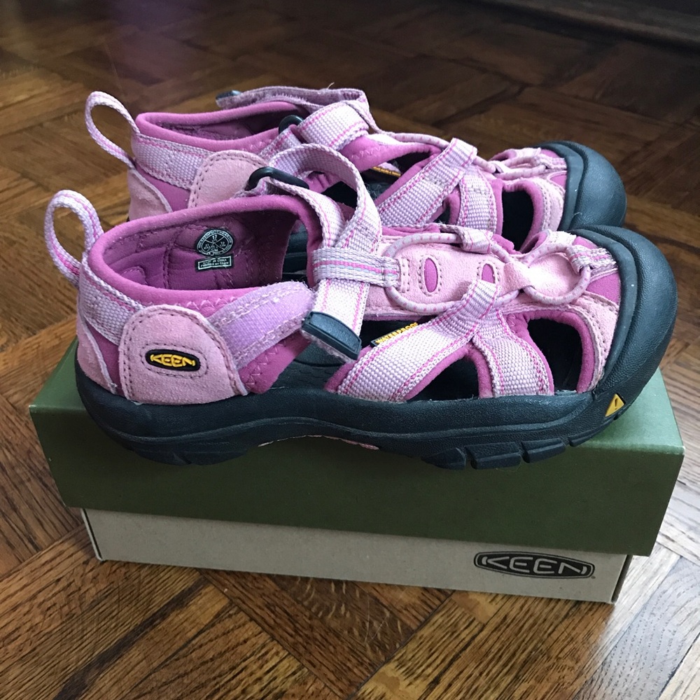Keen size 13 pink water shoes. Great condition.